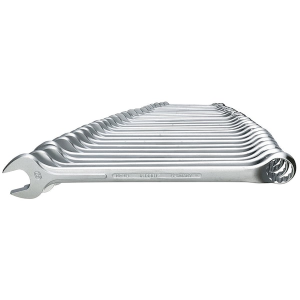 Combination Wrench Set, 26 pcs., 6-32mm, SAE or Metric: Metric